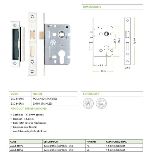 zsc64ep datasheet page 0001
